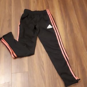 4/30 Adidas track pants orange striped